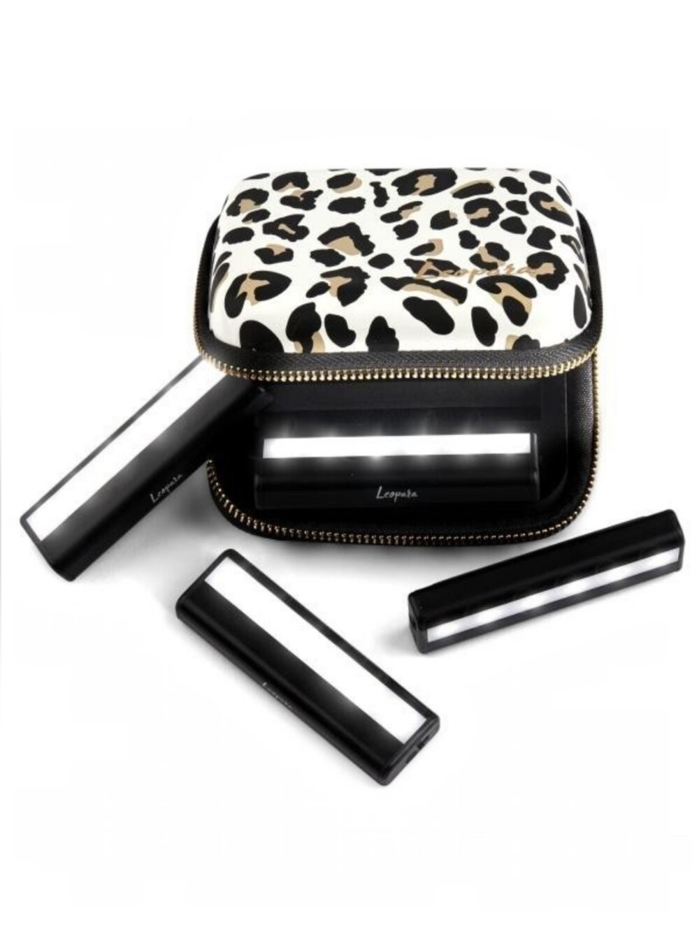Leopara Portable Makeup Lighting System Set - Leopard Lux Case